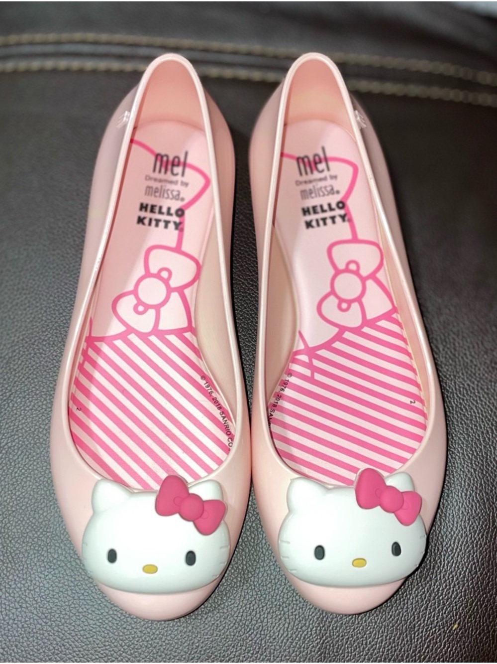 Mel by Melissa Pink Hello Kitty Jelly Flats for Kids - Picture 12 of 12